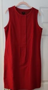 Talbots Vibrant Red Sleeveless Mini Dress